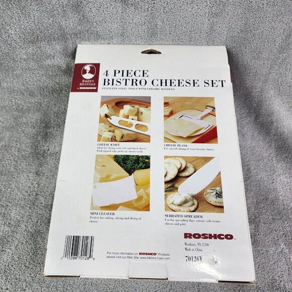 Baker's Advantage Yellow Bistro 4 Piece Cheese Set - Picture 5 of 6